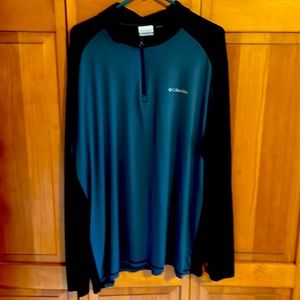 Columbia Quarter Zip Pullover - Grey/Black